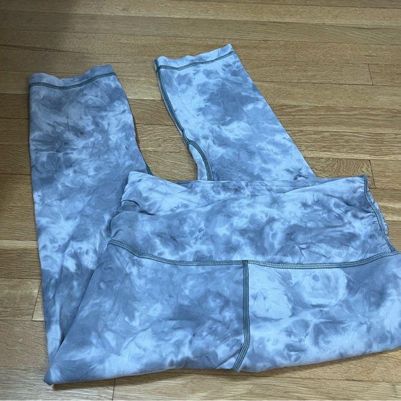 Lululemon Align 21” Cross Waist Diamond Stargaze Pitch Gray 8 - Picture 6 of 12